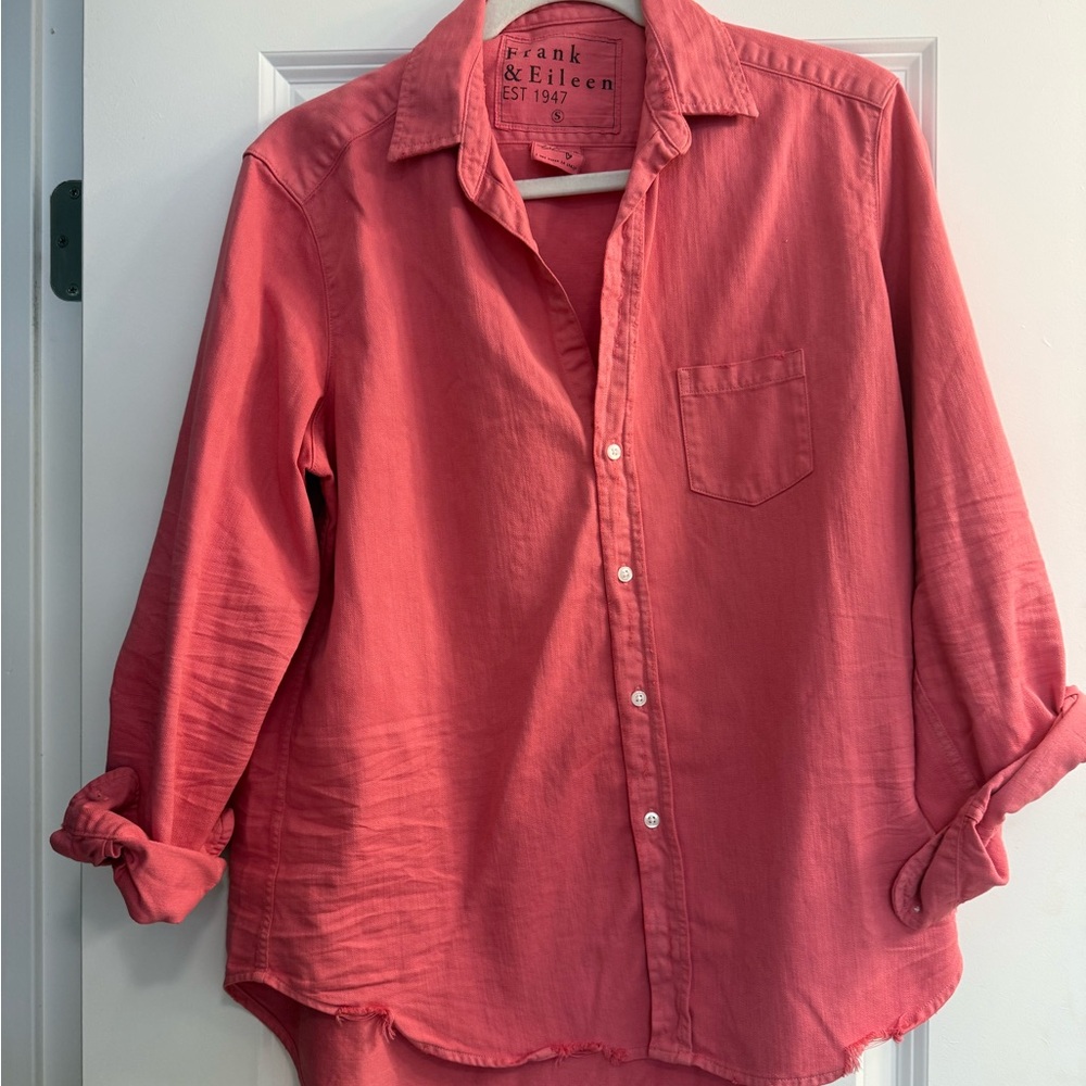 Frank & Eileen Coral Button-Up Shirt